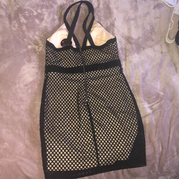 NWT Black and Tan Cage dress - Picture 3 of 4